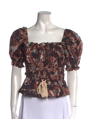 Ulla Johnson Evita square neck top